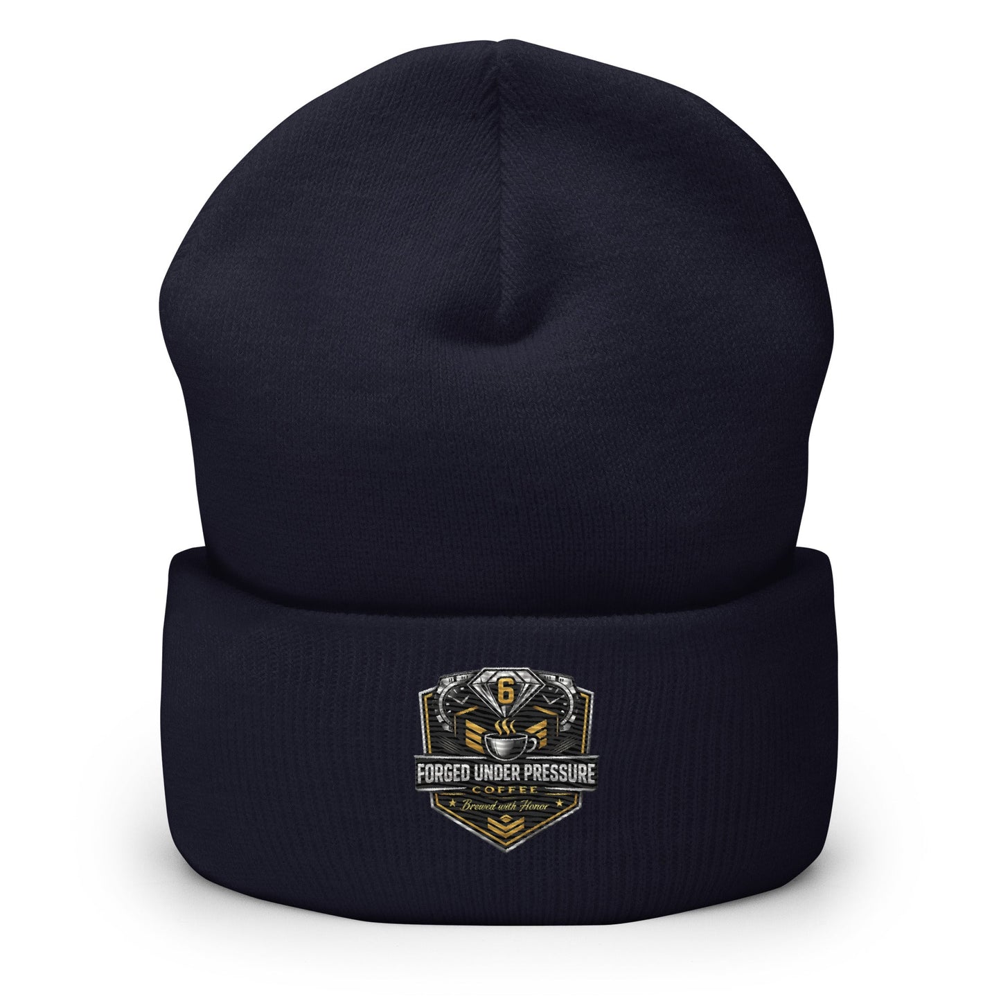 Cuffed Beanie - Forged Under Pressure Coffee