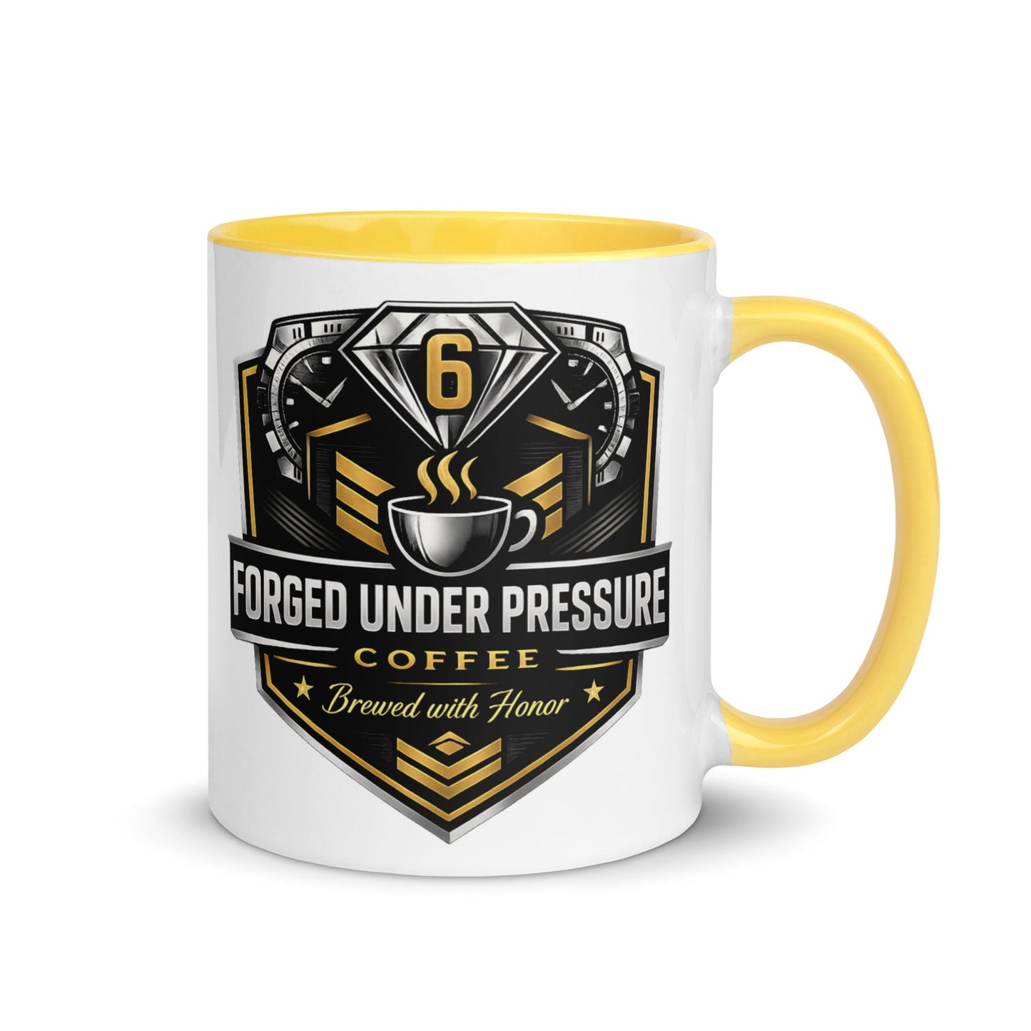 Mug with Color Inside - Forged Under Pressure Coffee