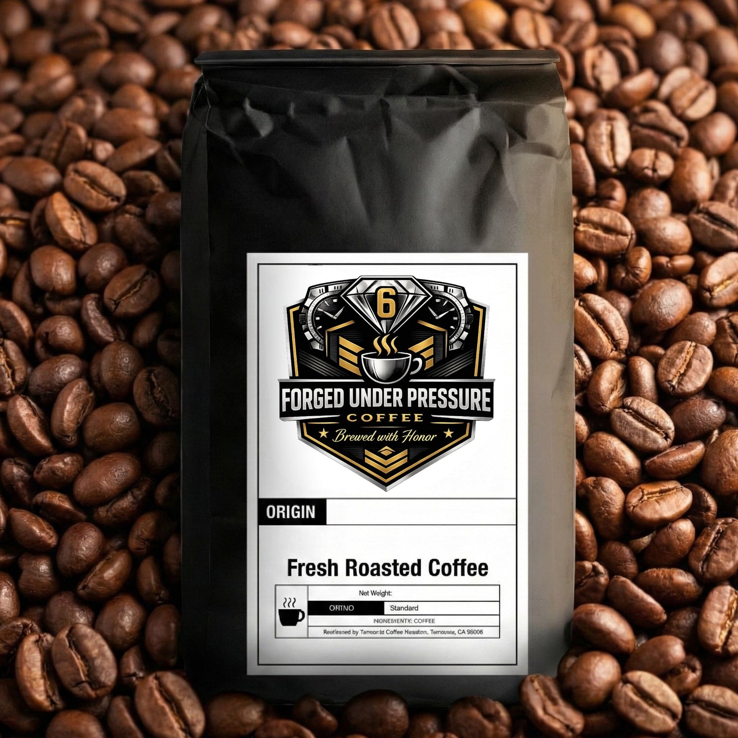 Dark Roast Coffee - Forged Under Pressure Coffee