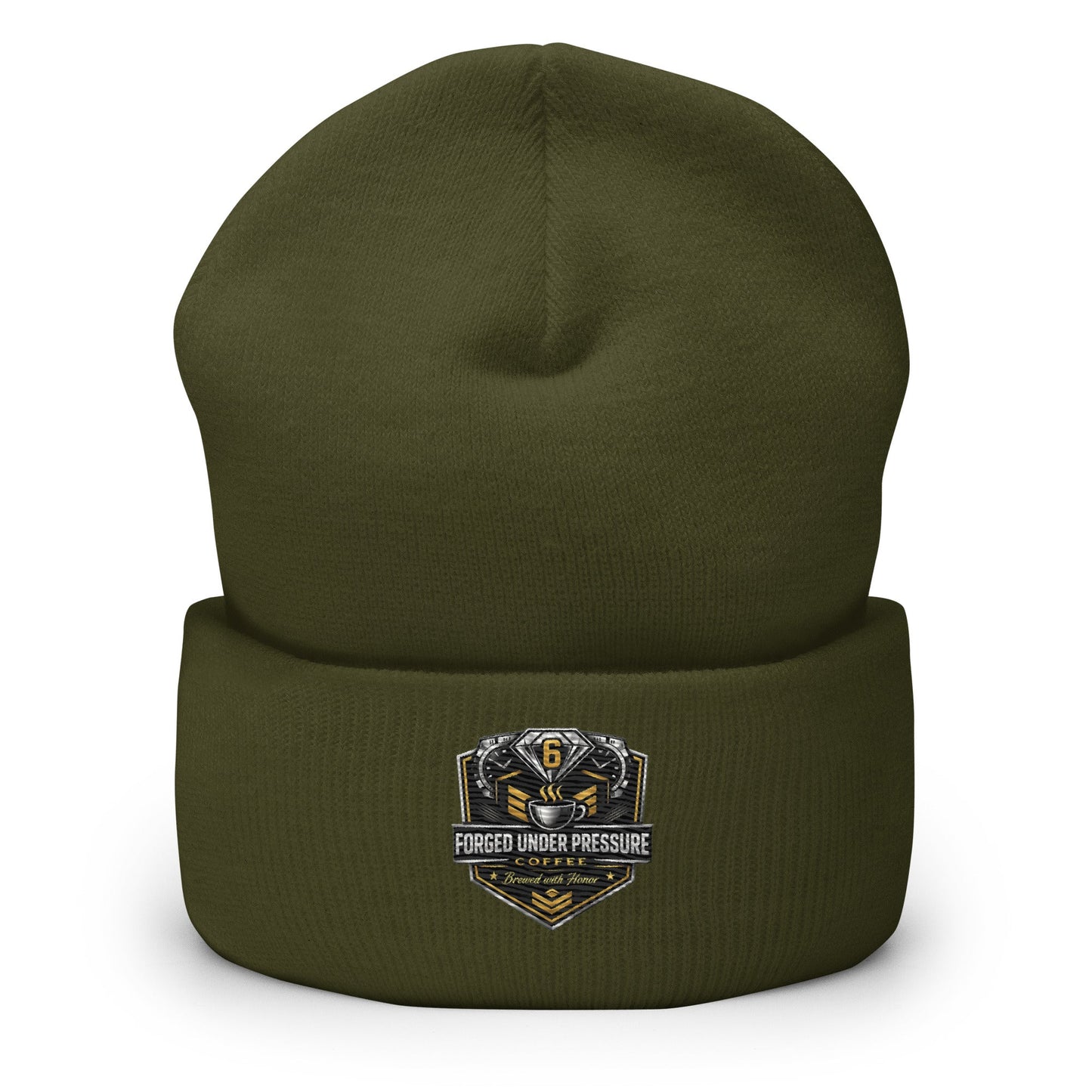 Cuffed Beanie - Forged Under Pressure Coffee