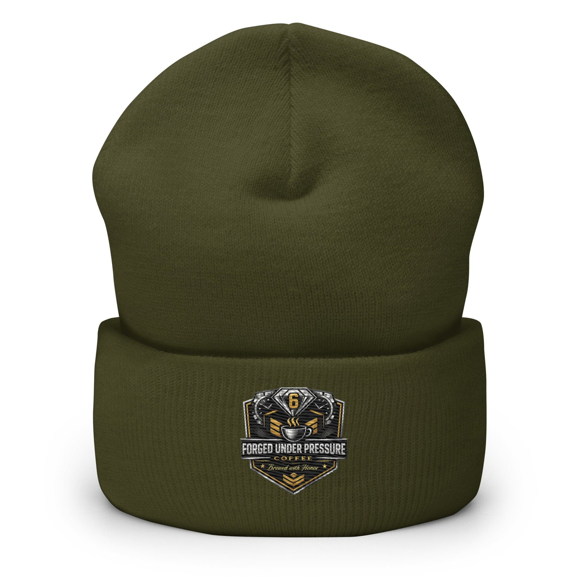 Cuffed Beanie - Forged Under Pressure Coffee