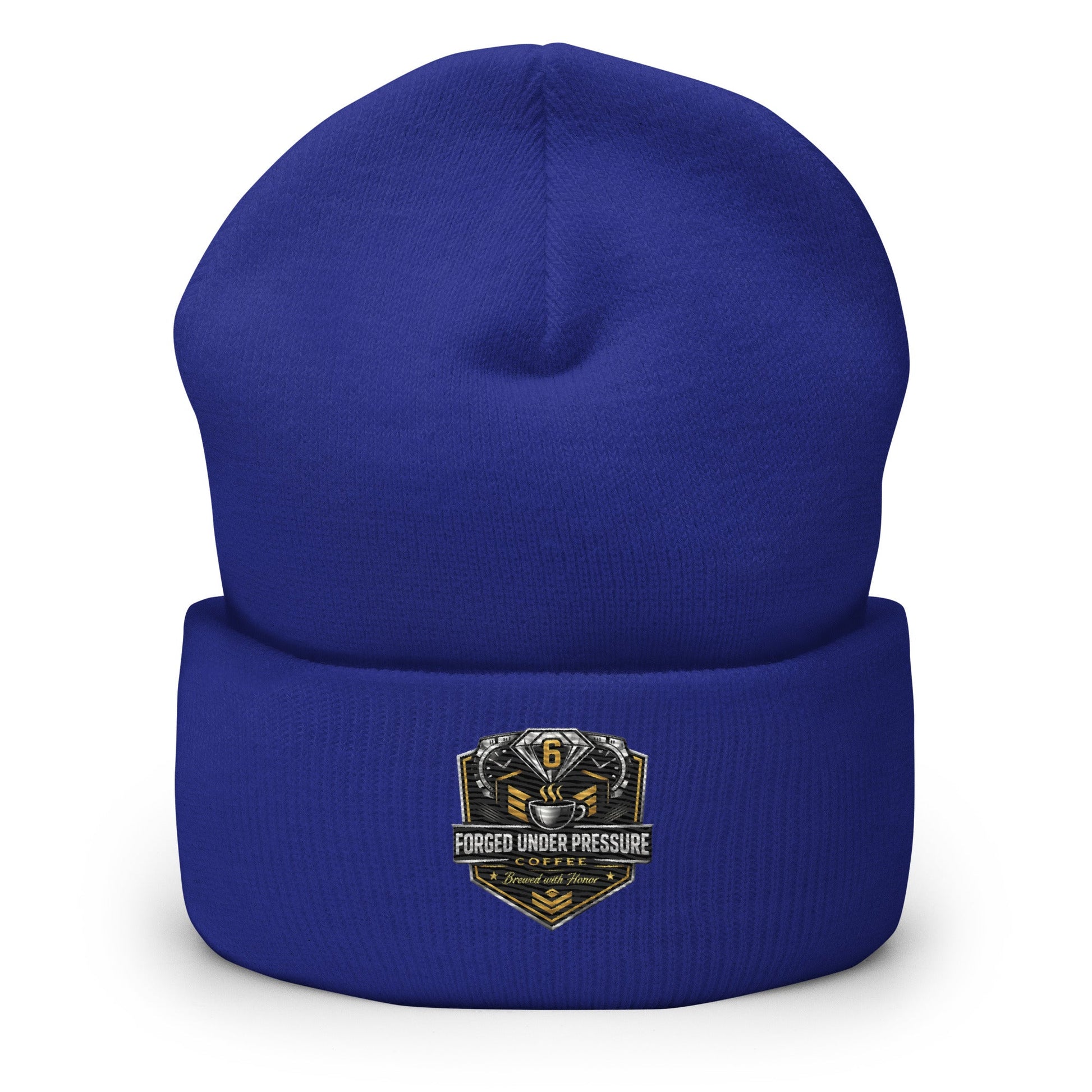 Cuffed Beanie - Forged Under Pressure Coffee