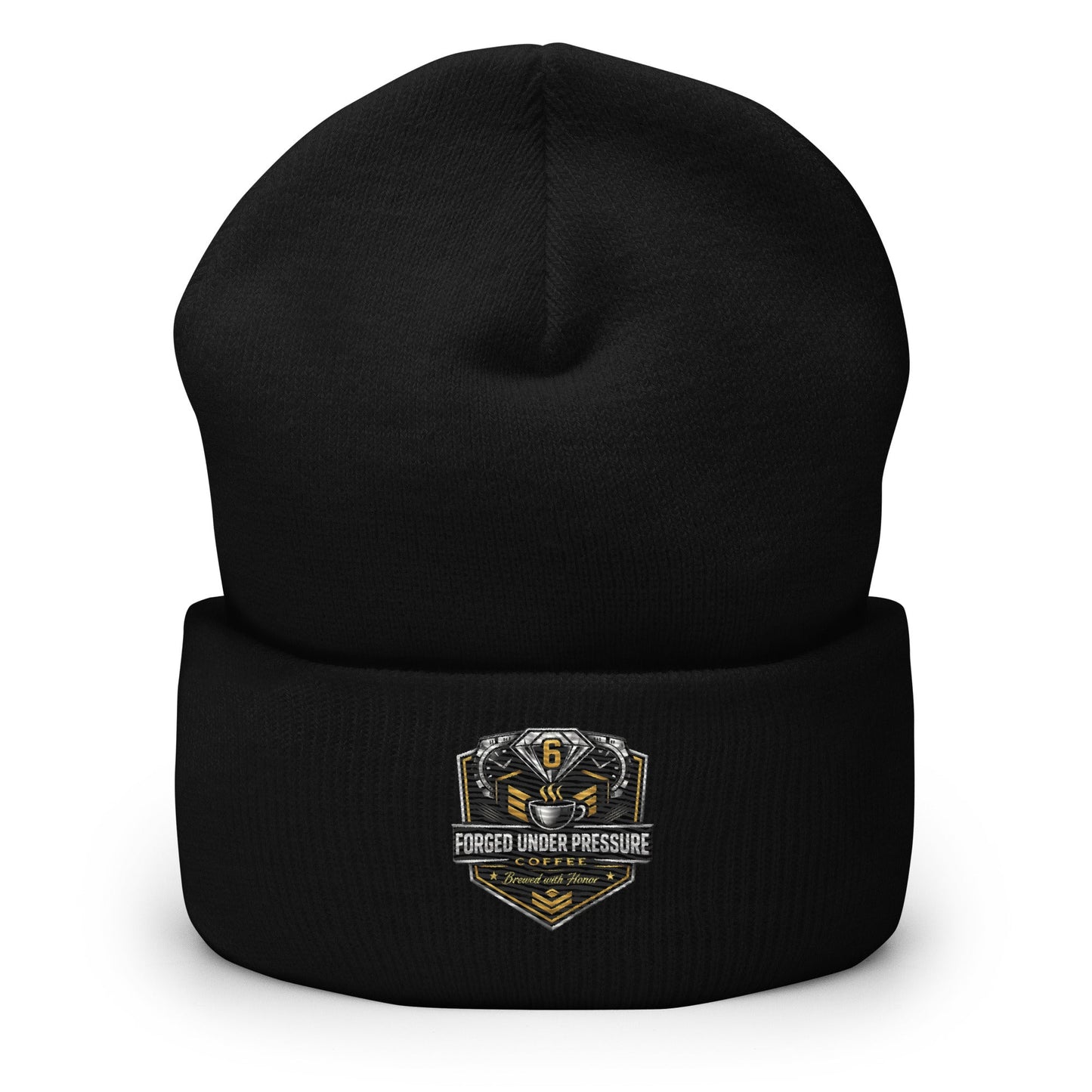 Cuffed Beanie - Forged Under Pressure Coffee