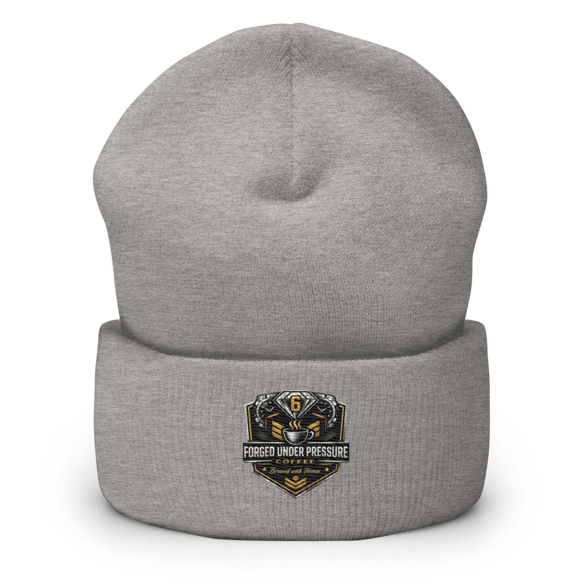 Cuffed Beanie - Forged Under Pressure Coffee