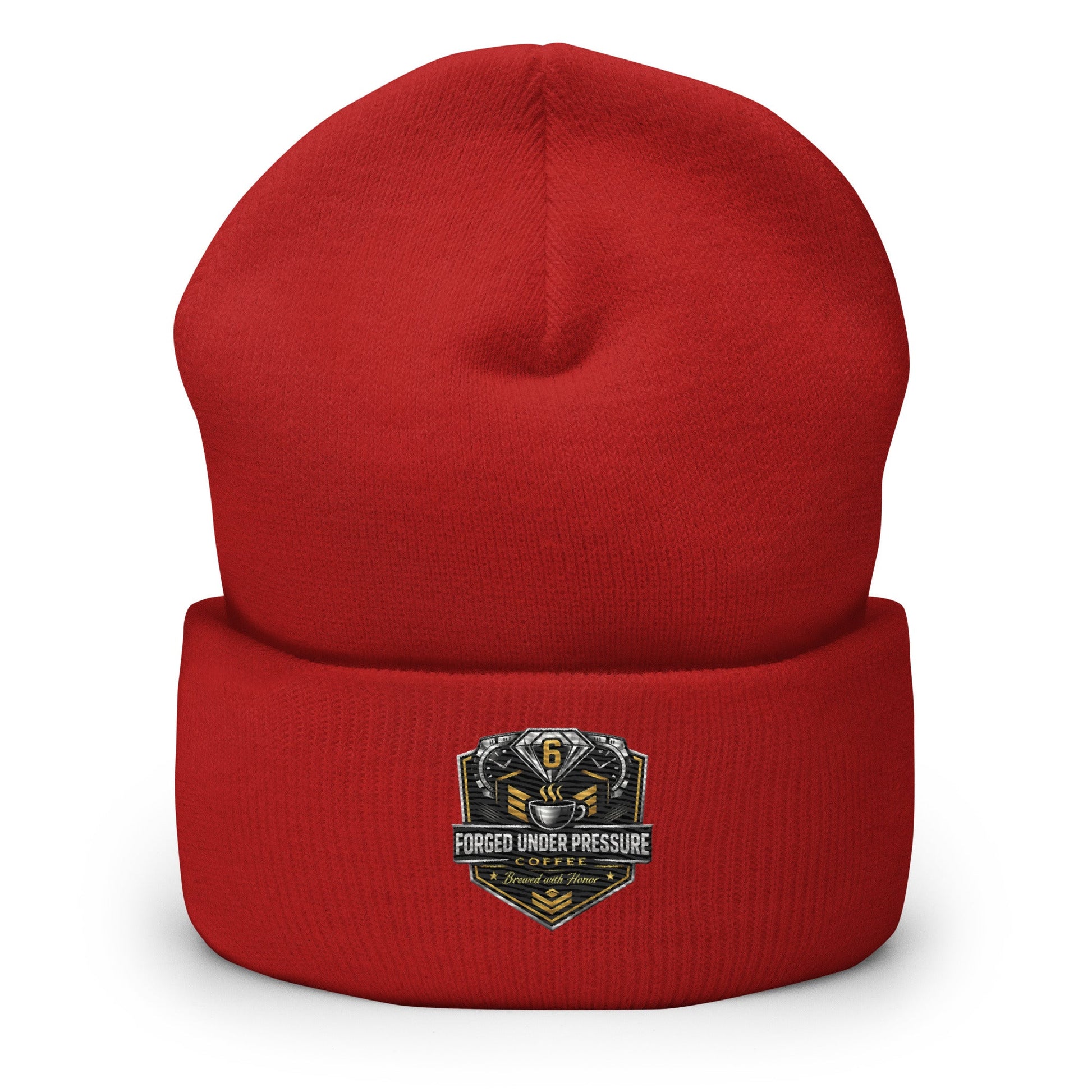 Cuffed Beanie - Forged Under Pressure Coffee