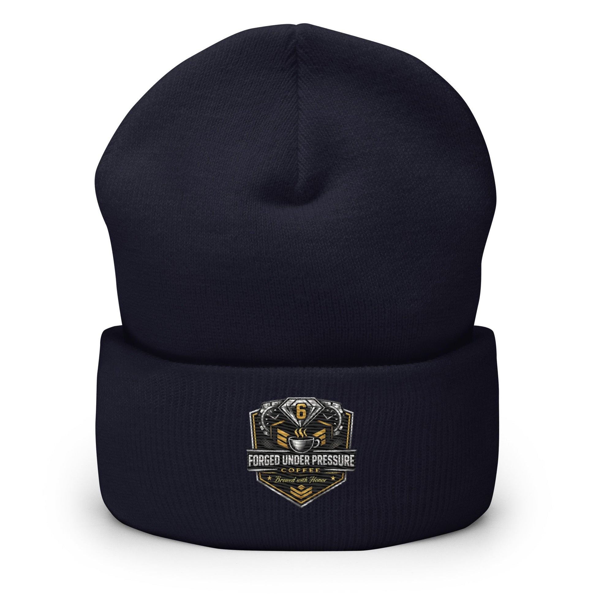 Cuffed Beanie - Forged Under Pressure Coffee