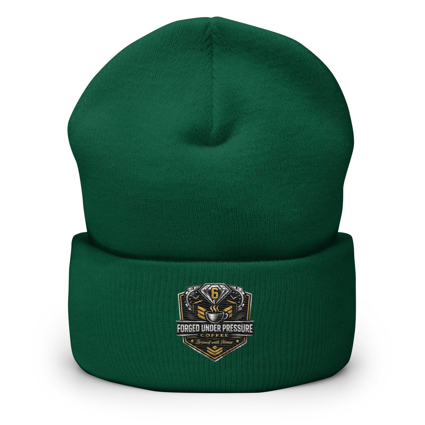 Cuffed Beanie - Forged Under Pressure Coffee