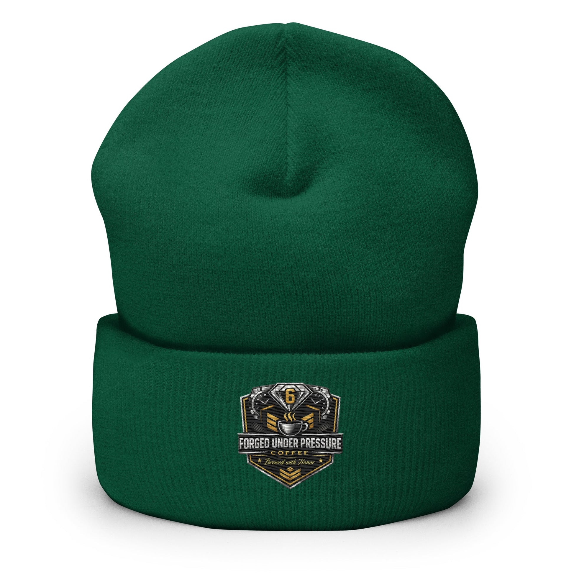 Cuffed Beanie - Forged Under Pressure Coffee