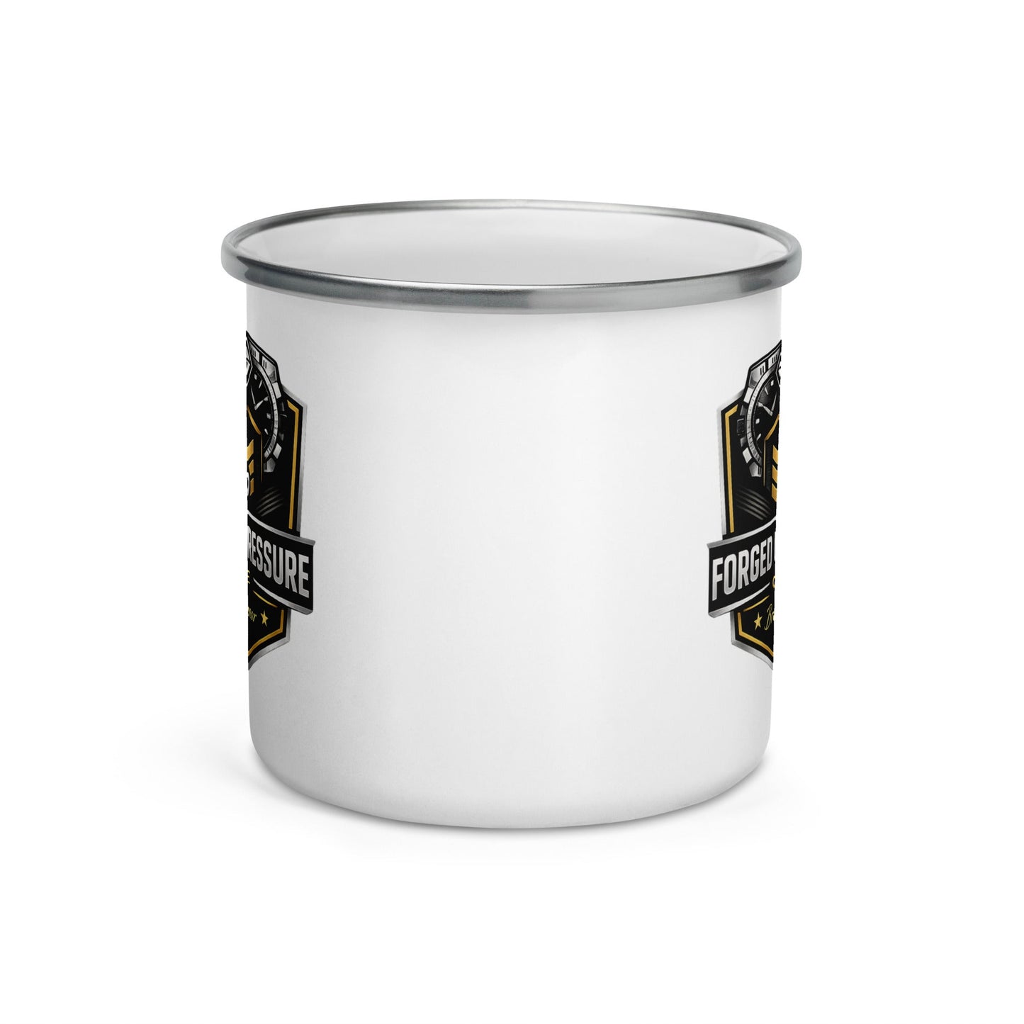 Enamel Mug - Forged Under Pressure Coffee