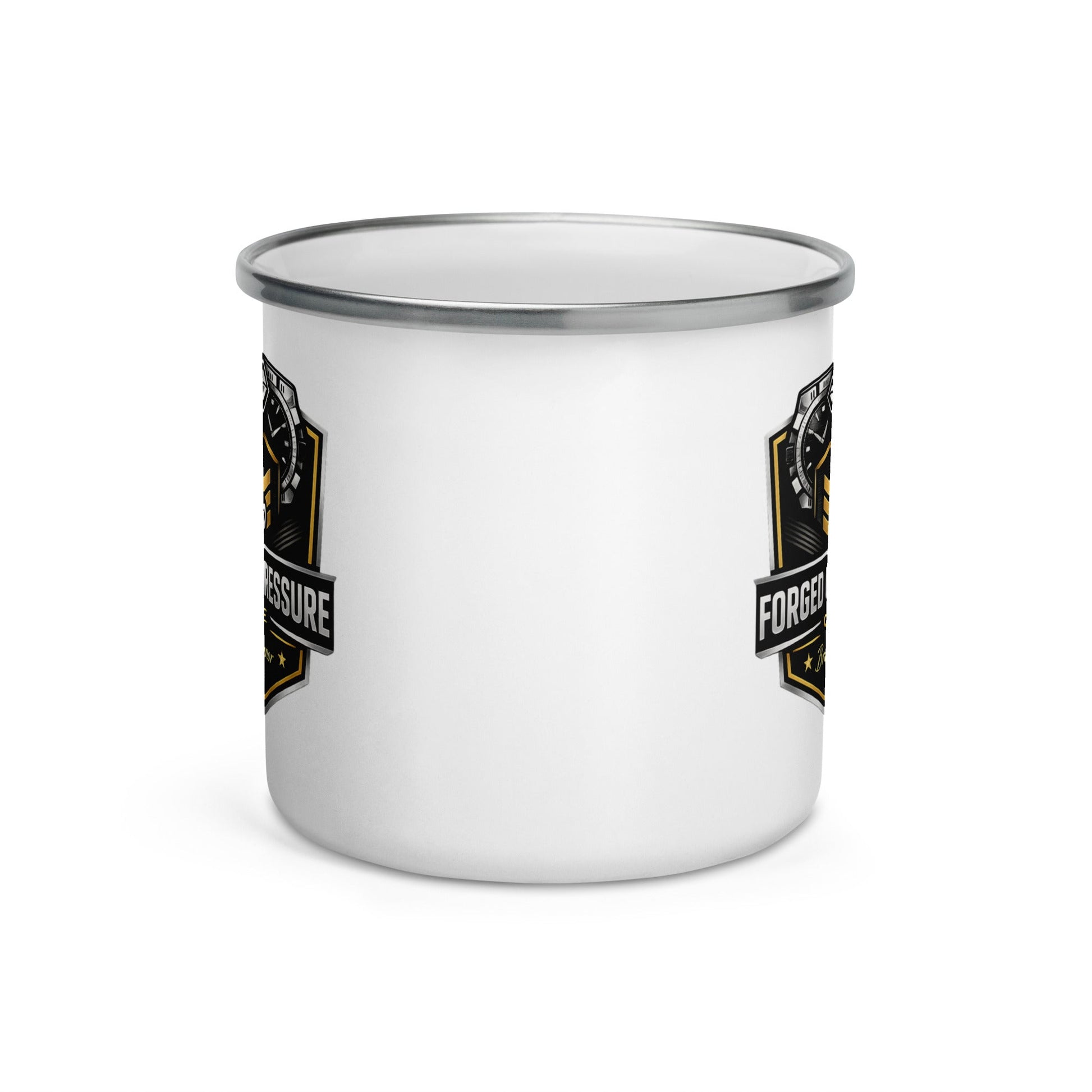 Enamel Mug - Forged Under Pressure Coffee
