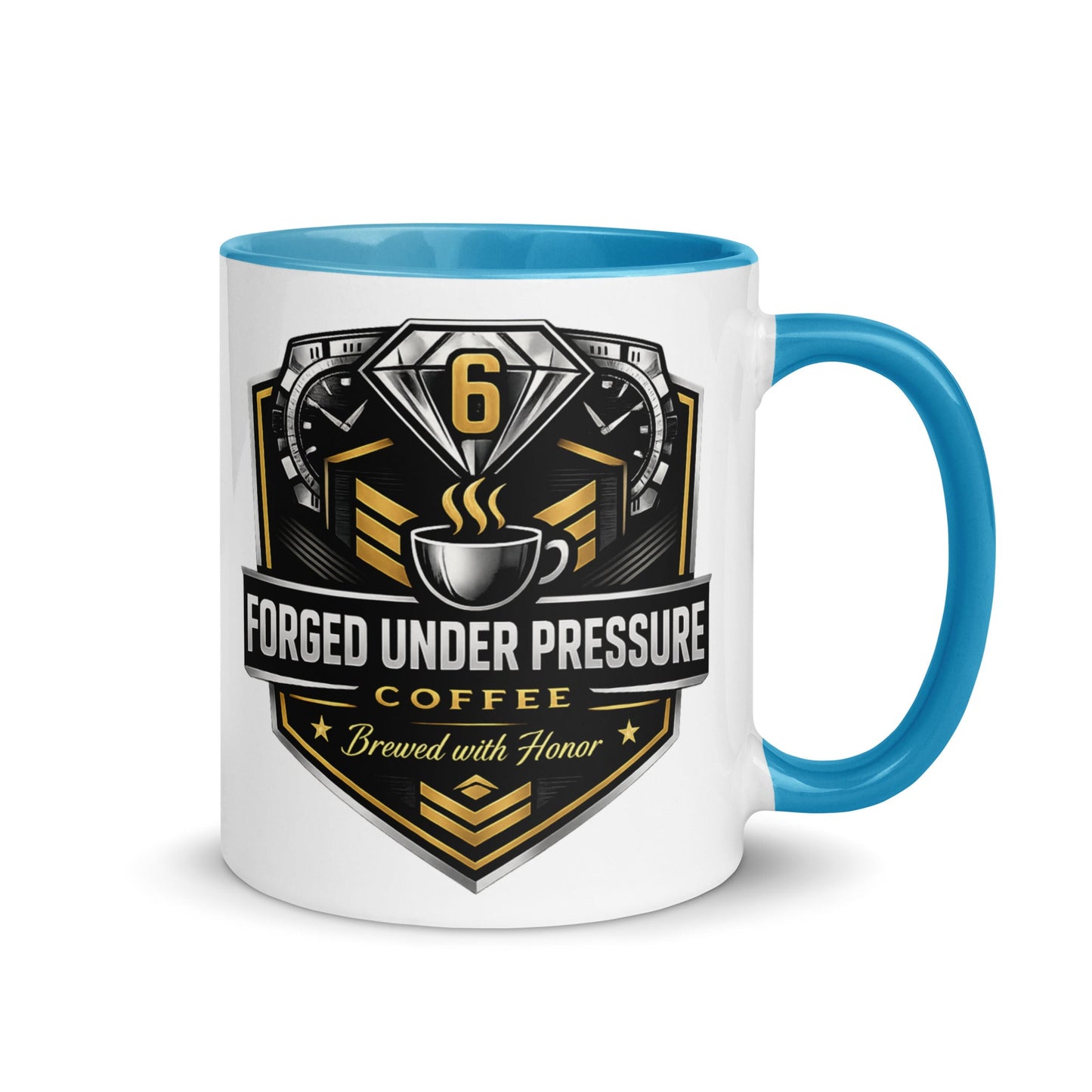 Mug with Color Inside - Forged Under Pressure Coffee