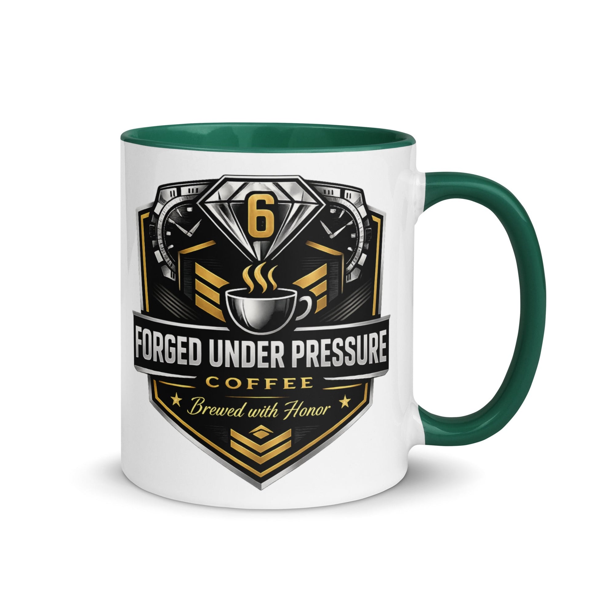 Mug with Color Inside - Forged Under Pressure Coffee