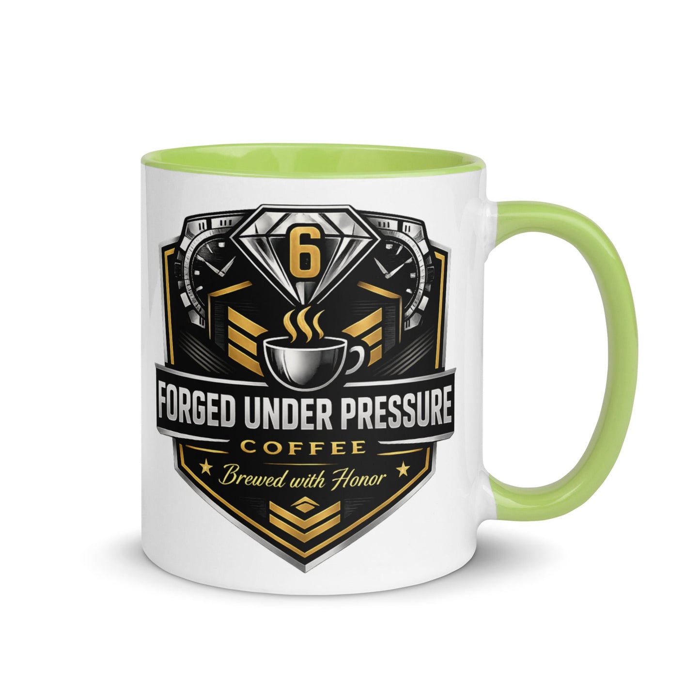 Mug with Color Inside - Forged Under Pressure Coffee