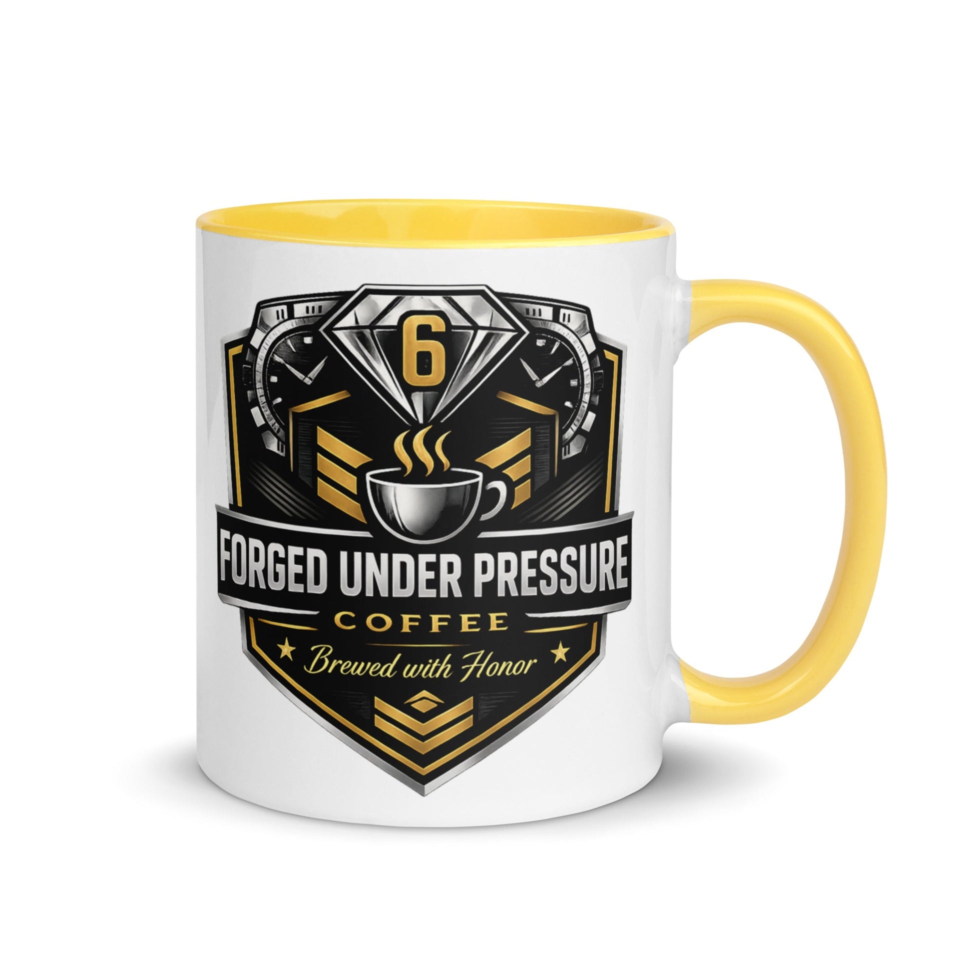 Mug with Color Inside - Forged Under Pressure Coffee