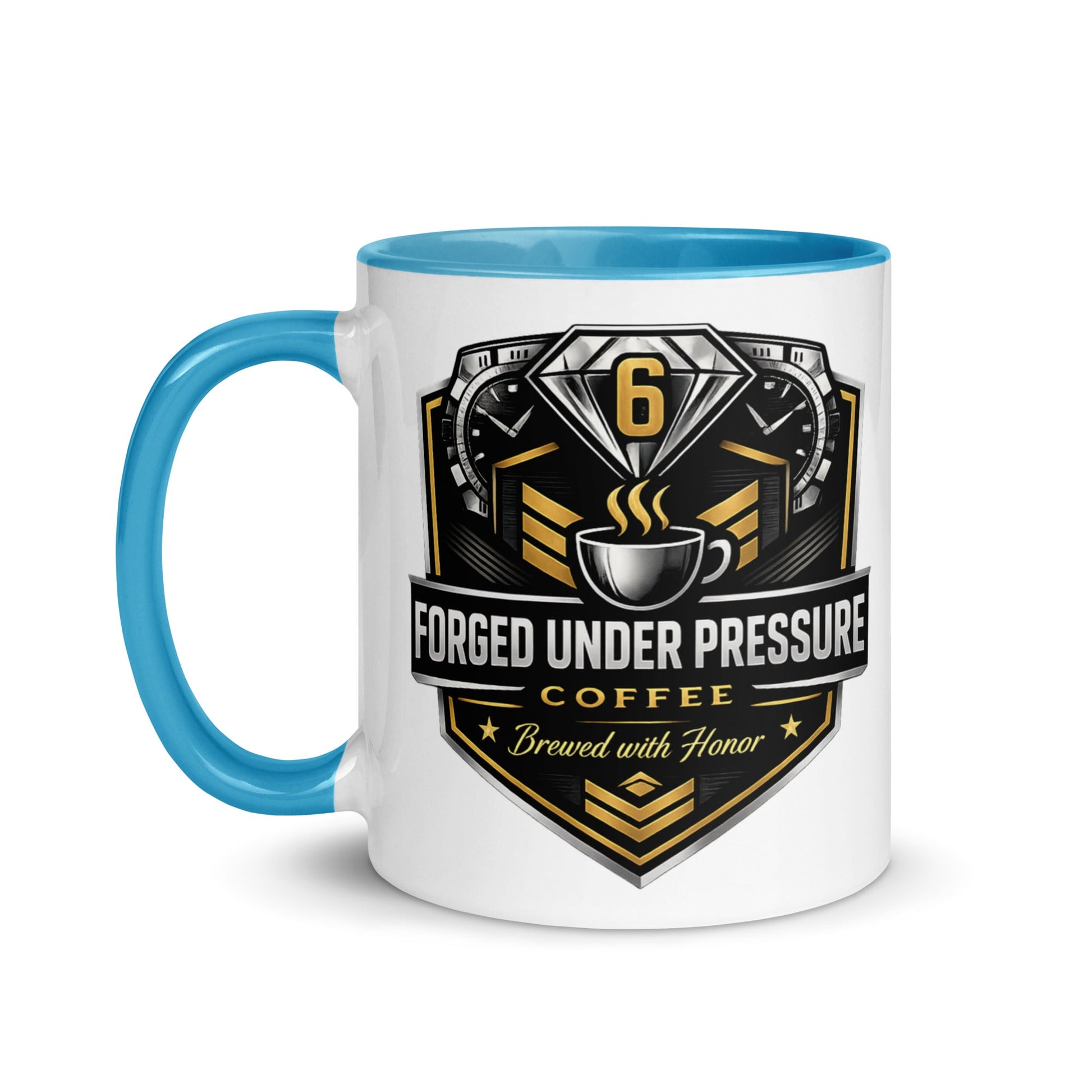 Mug with Color Inside - Forged Under Pressure Coffee