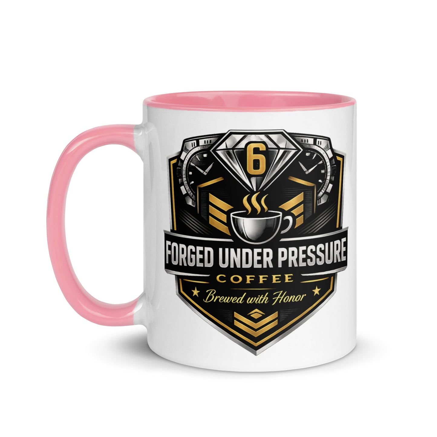 Mug with Color Inside - Forged Under Pressure Coffee