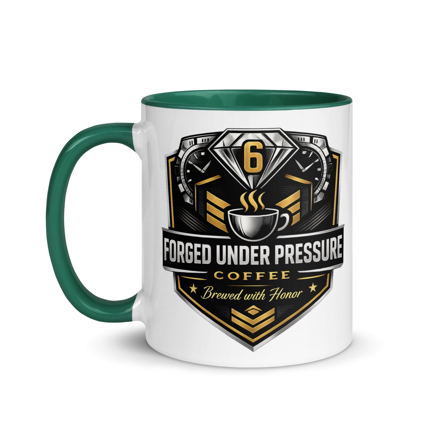 Mug with Color Inside - Forged Under Pressure Coffee