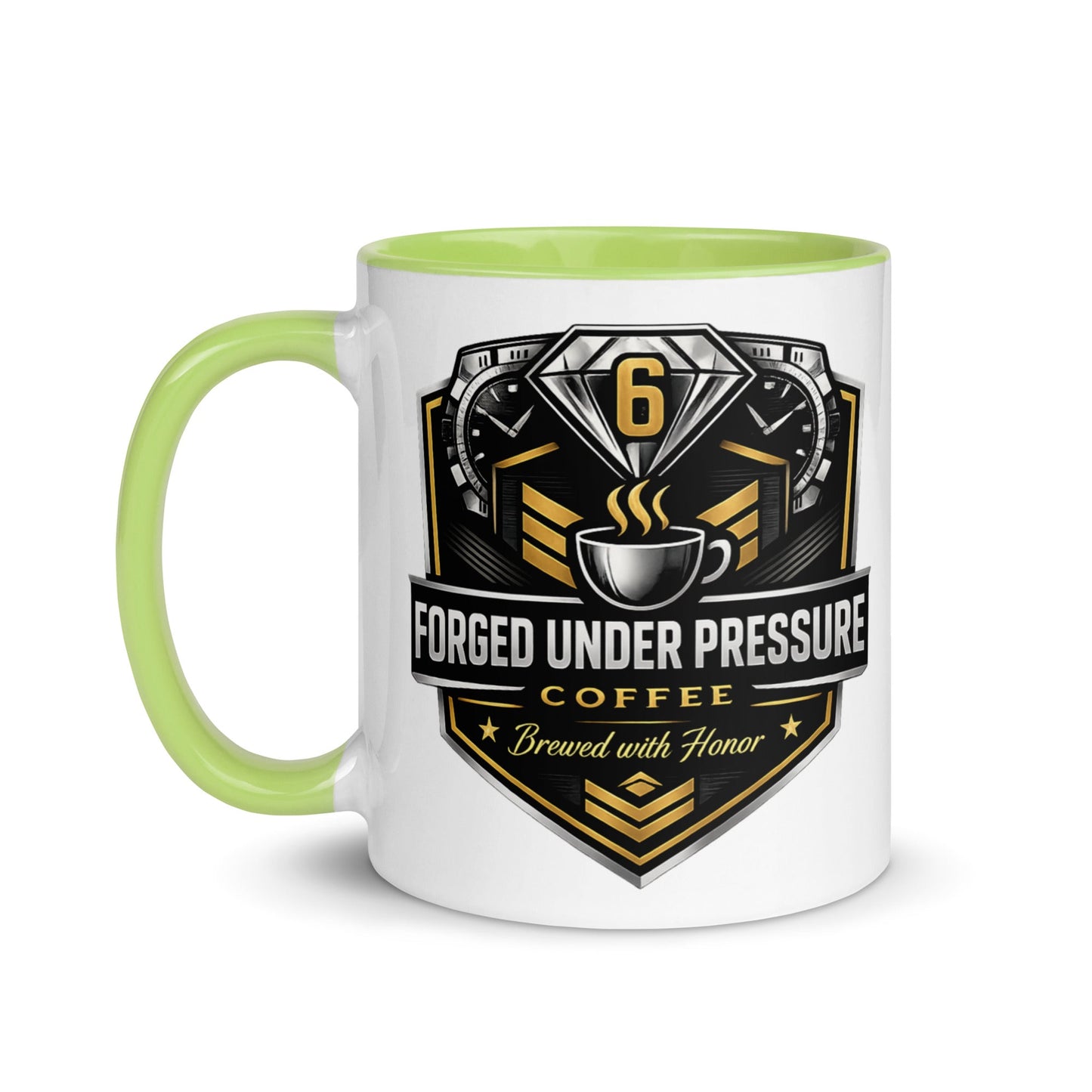 Mug with Color Inside - Forged Under Pressure Coffee