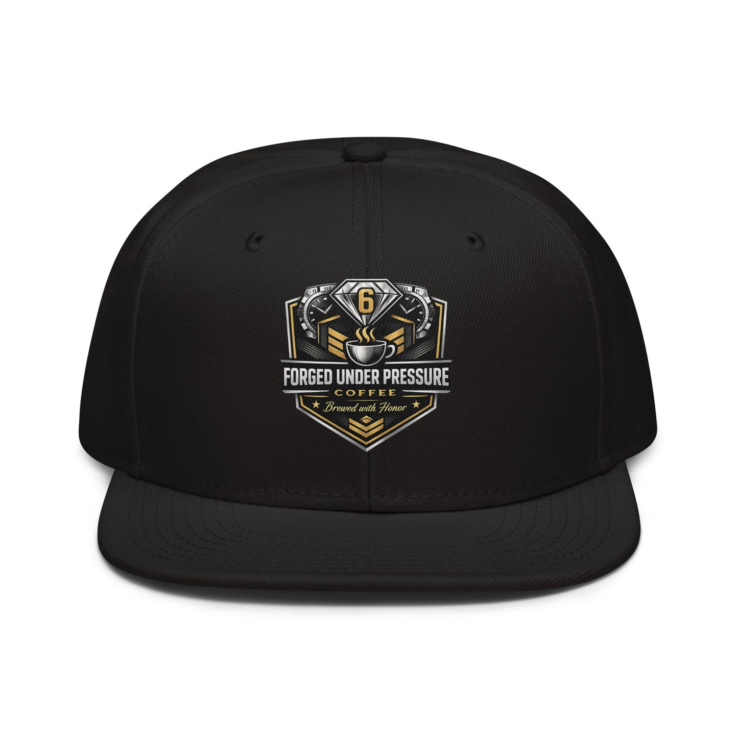 Snapback Hat - Forged Under Pressure Coffee