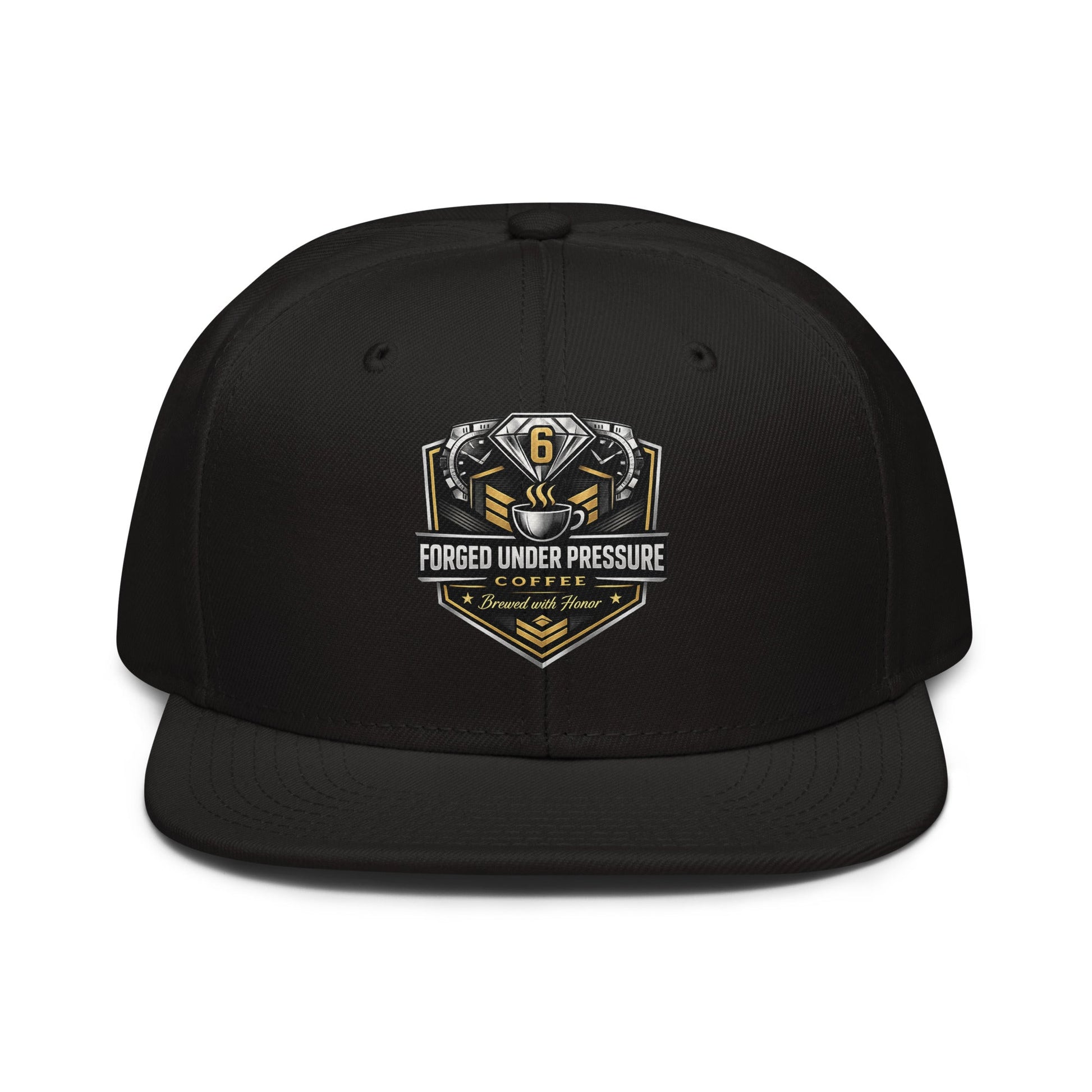 Snapback Hat - Forged Under Pressure Coffee