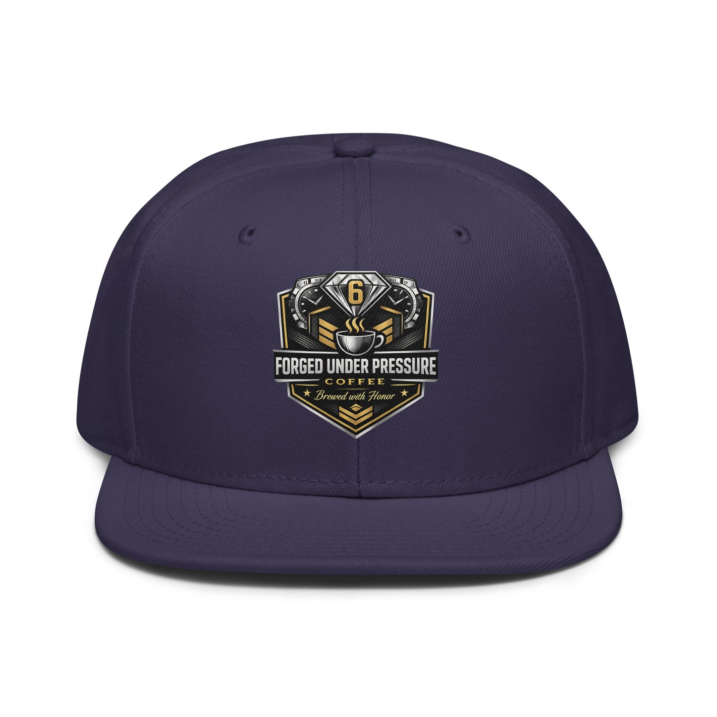 Snapback Hat - Forged Under Pressure Coffee