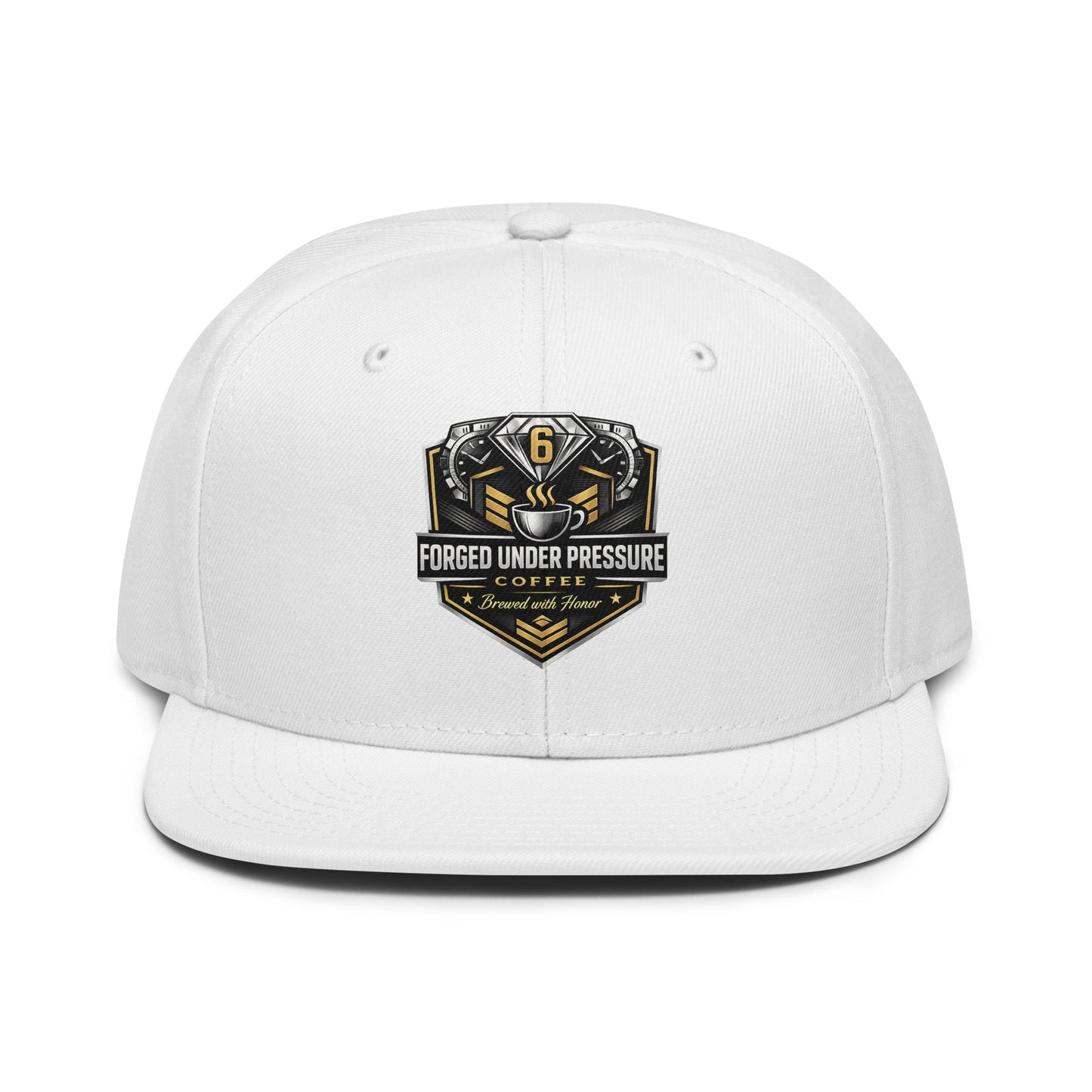 Snapback Hat - Forged Under Pressure Coffee