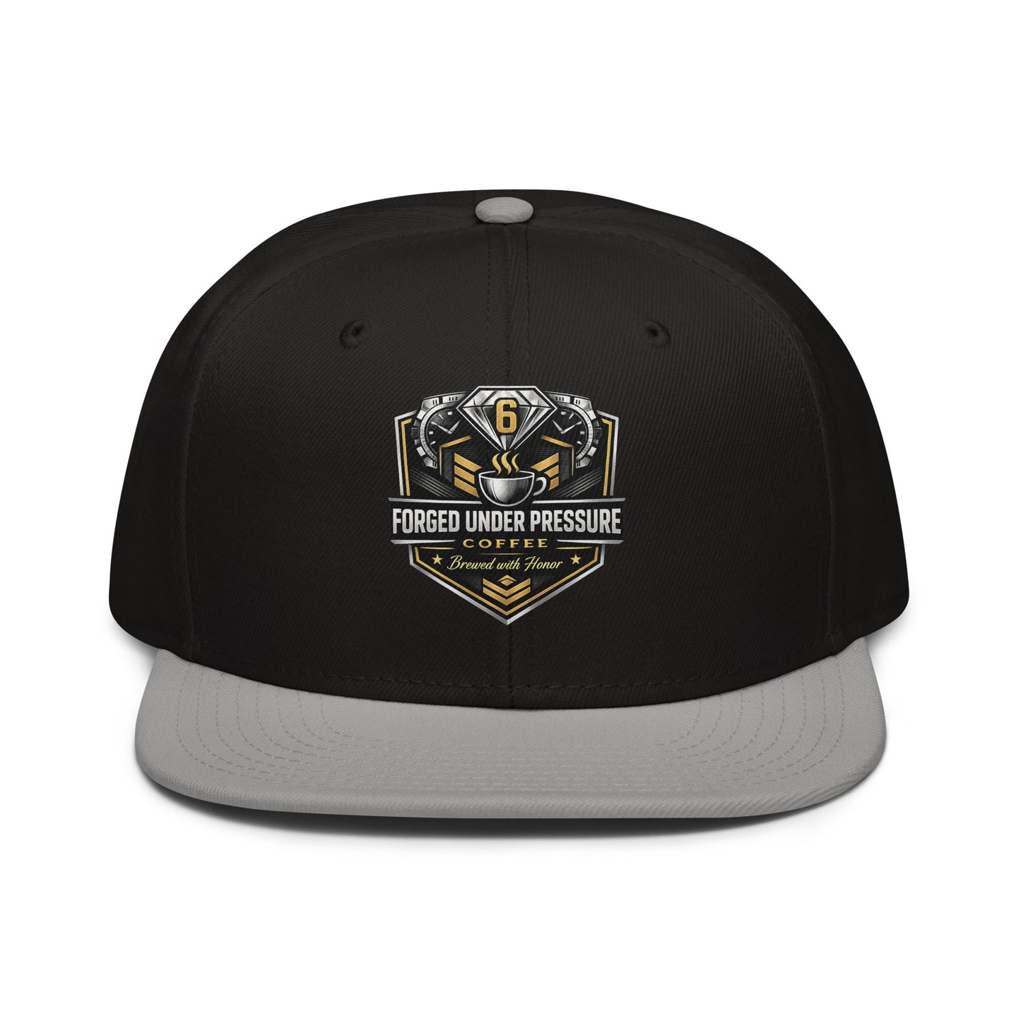 Snapback Hat - Forged Under Pressure Coffee