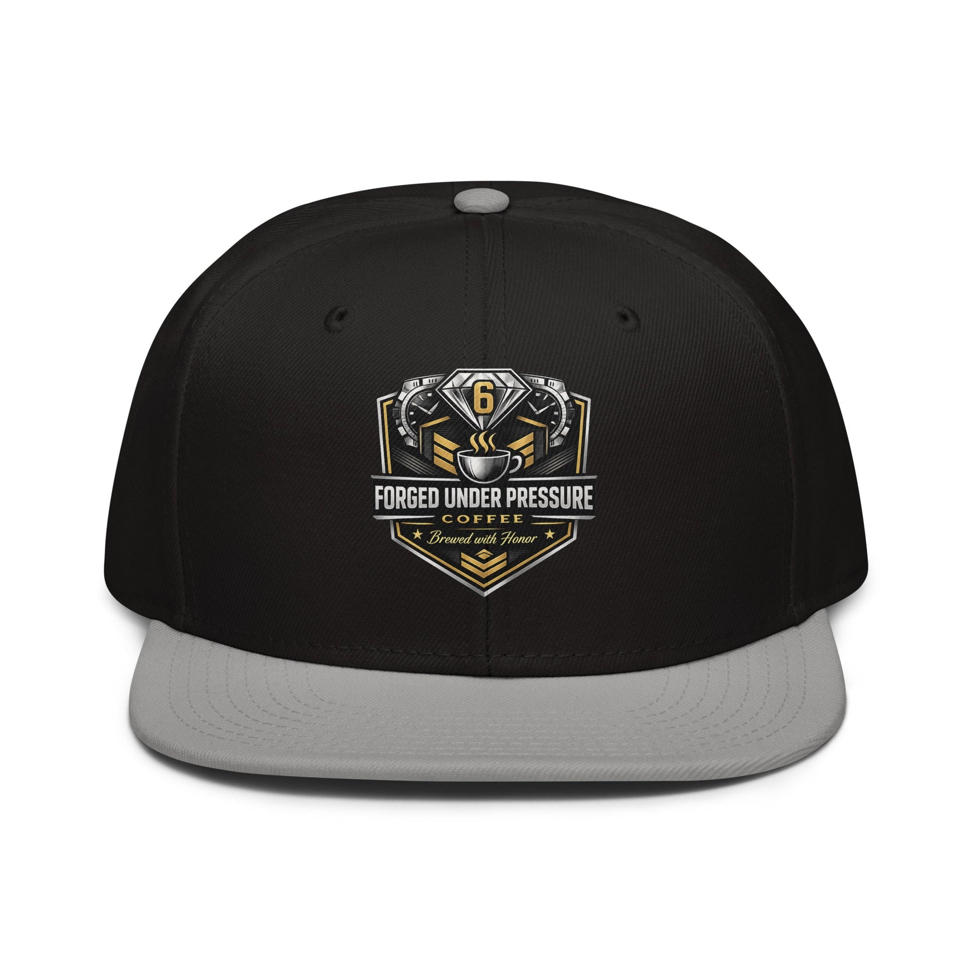 Snapback Hat - Forged Under Pressure Coffee