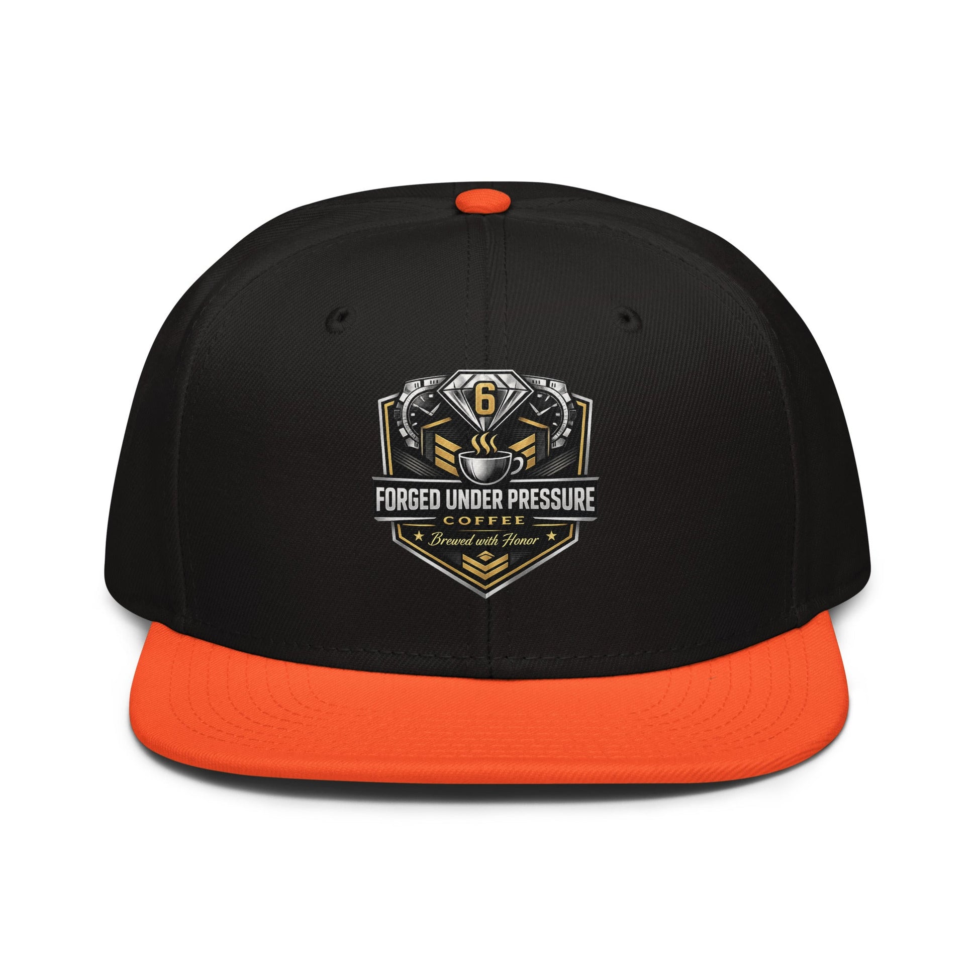 Snapback Hat - Forged Under Pressure Coffee