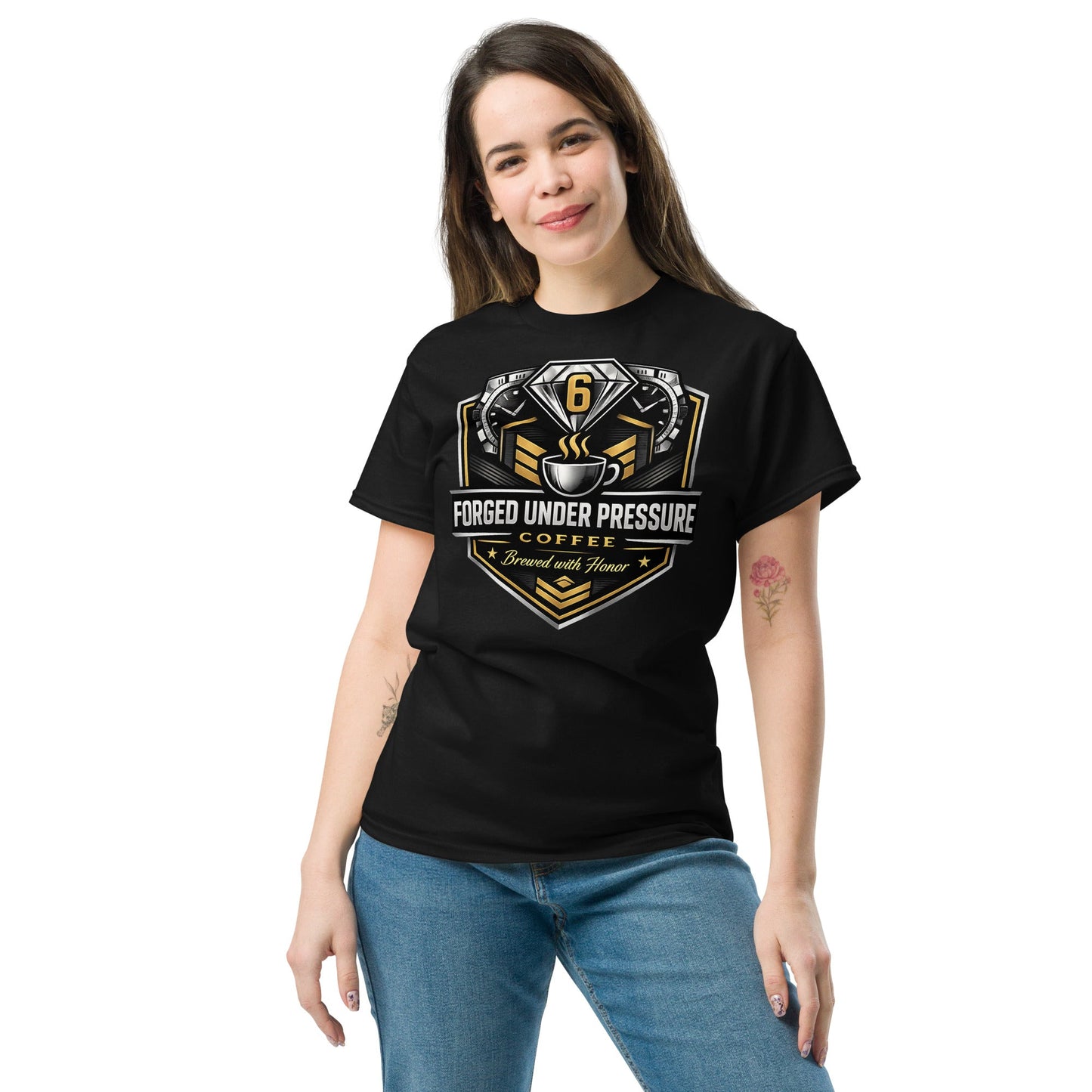 Unisex Classic Tee - Forged Under Pressure Coffee