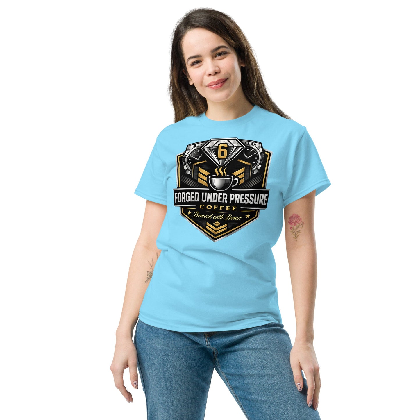 Unisex Classic Tee - Forged Under Pressure Coffee