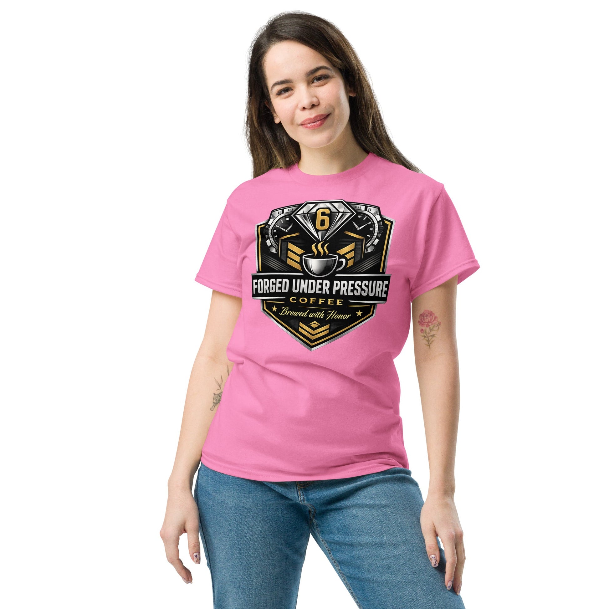 Unisex Classic Tee - Forged Under Pressure Coffee