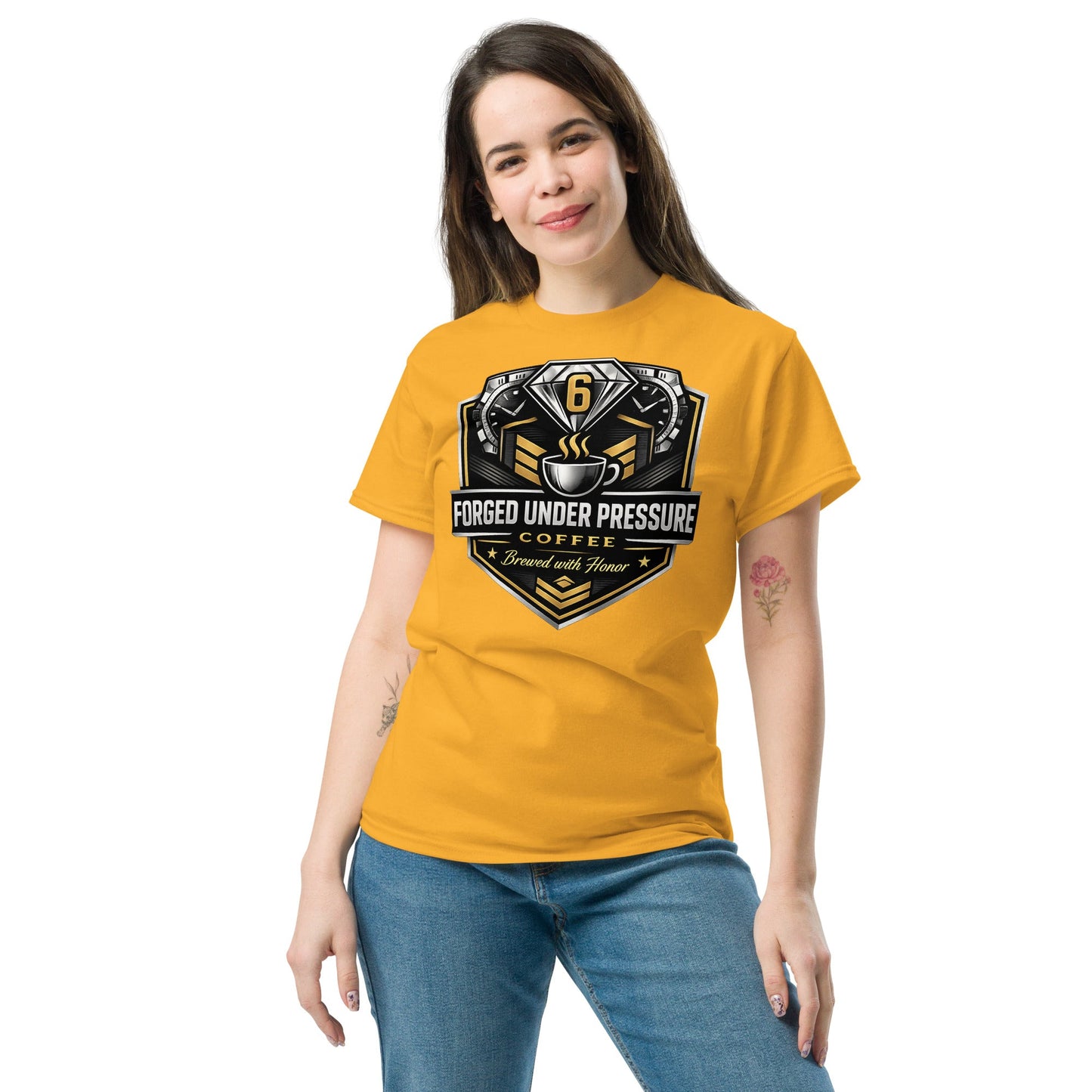 Unisex Classic Tee - Forged Under Pressure Coffee