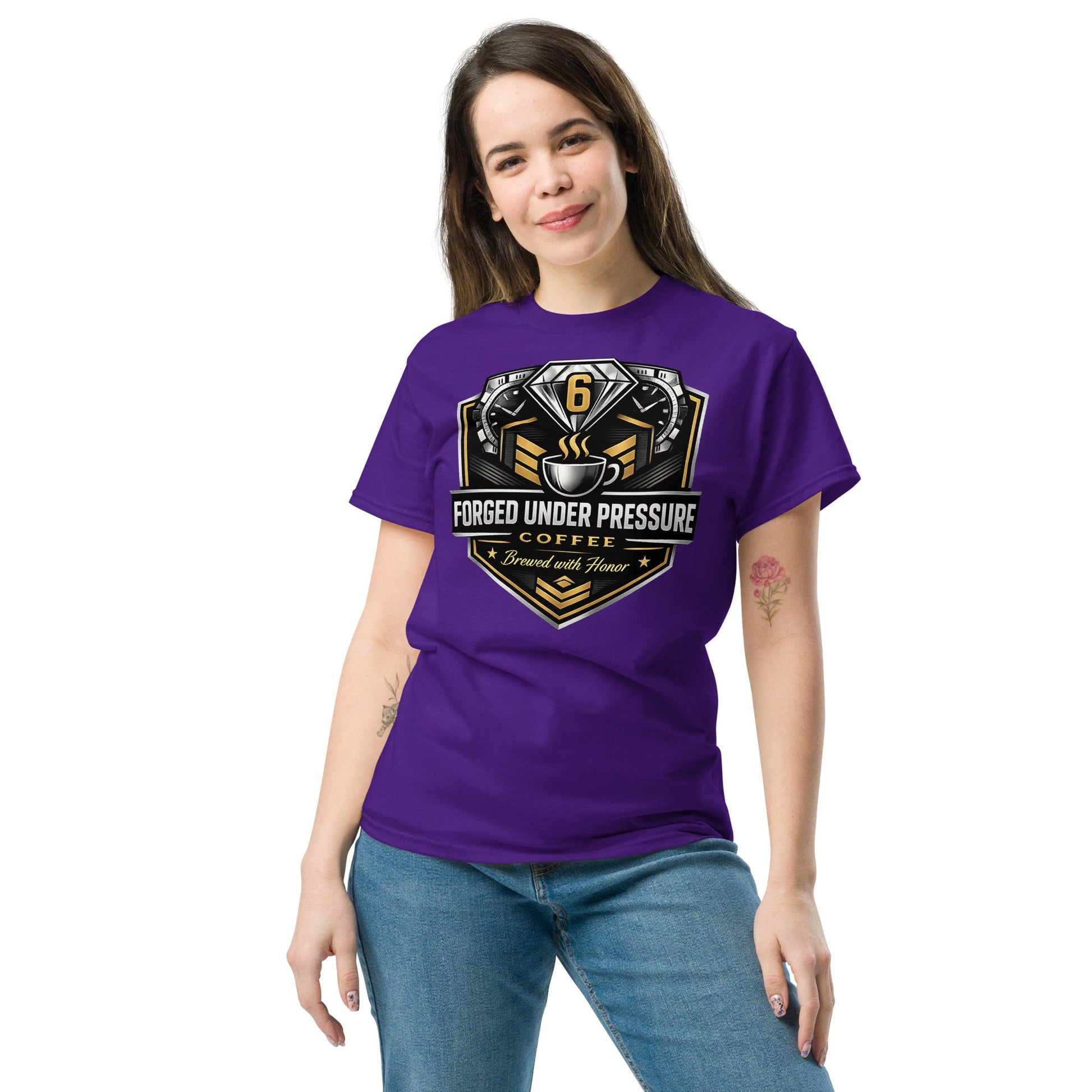 Unisex Classic Tee - Forged Under Pressure Coffee
